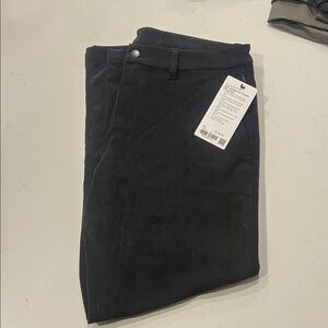 Lululemon ABC Classic Fit Trouser in Black Corduroy